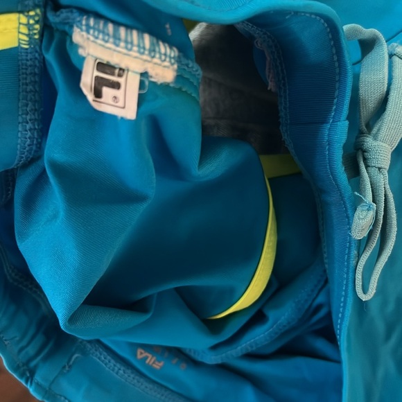 Fila Neon Swim Beach Drawstring Hot Pants Shorts Size XS - Picture 6 of 6